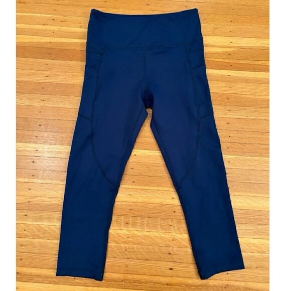 Zyia Active navy crop leggings - Picture 1 of 5